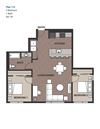 Two Bedroom Plan 11A